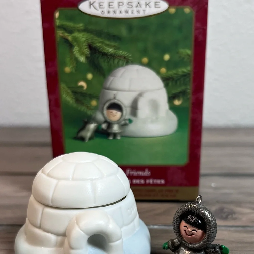 Hallmark *New* 2000 “Frosty Friends” 3 piece‎ Christmas Ornament set~collectible